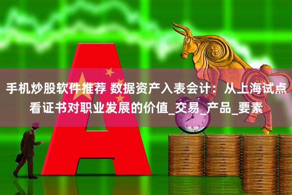 手机炒股软件推荐 数据资产入表会计：从上海试点看证书对职业发展的价值_交易_产品_要素